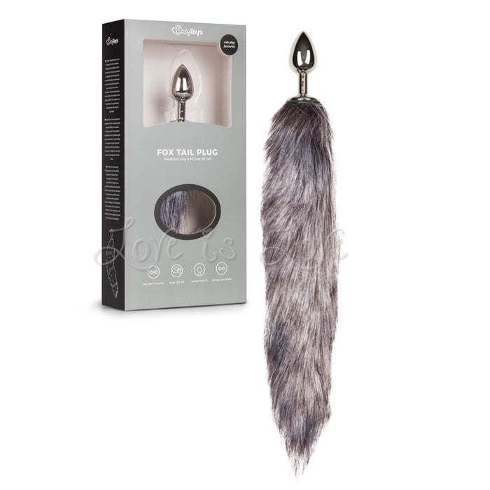 Easytoys Fox Tail Plug No. 5 Silver