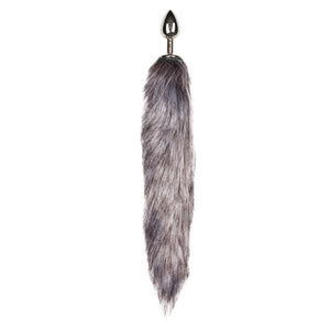 Easytoys Fox Tail Plug No. 5 Silver Anal - Tail & Jewelled Butt Plugs Easytoys 