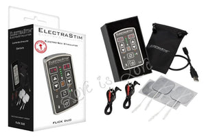 ElectraStim Flick Duo EM80-E Electro Stimulation Pack ElectroSex Gear - ElectraStim ElectraStim 