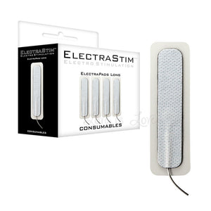 ElectraStim Long Self-Adhesive Electrapads 4 Pack ElectroSex Gear - ElectraStim ElectraStim 