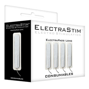ElectraStim Long Self-Adhesive Electrapads 4 Pack ElectroSex Gear - ElectraStim ElectraStim 