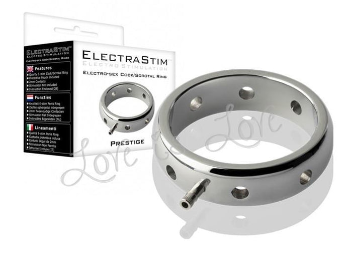 ElectraStim Prestige Stainless Steel Electro Cock Ring