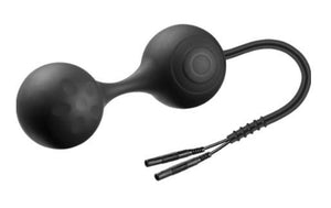 ElectraStim Silicone Noir Lula Electro Jiggle Kegel Balls ElectroSex Gear - ElectraStim ElectraStim 