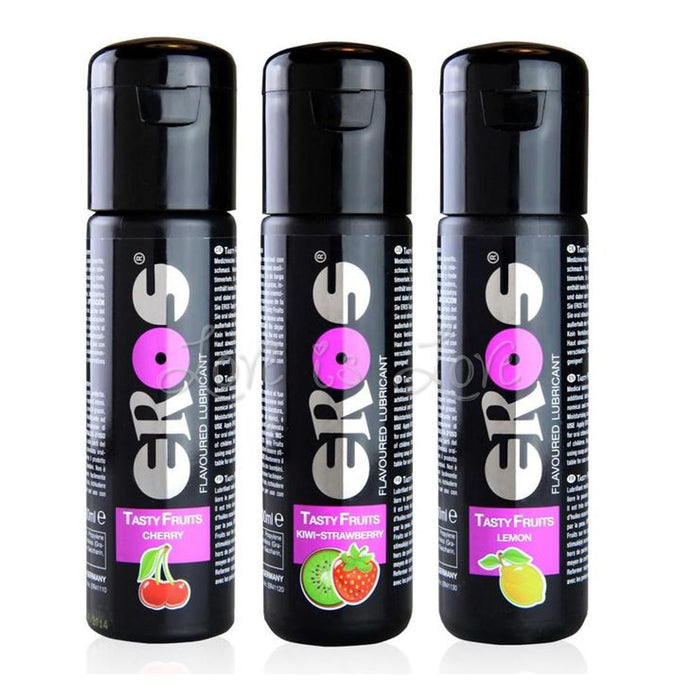 Eros Tasty Fruits Water Based Flavored Lubricant 100 ml (3.4 fl oz)(Selling Fast)