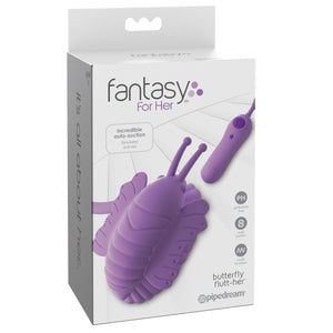 Fantasy For Her Butterfly Flutt-Her Purple (Newly Replenished) For Her - Clitoral & Vaginal Pumps Pipedream Products 