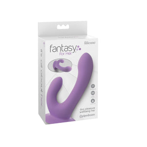 Fantasy For Her Duo Pleasure Wallbang-Her Vibrators - Rabbit Vibrators Pipedream Products 