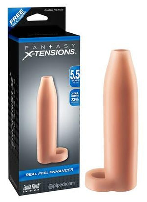 Fantasy X-tensions Real Feel Enhancer 5.5 Inch For Him - Fantasy X-tensions Fantasy X-tensions 