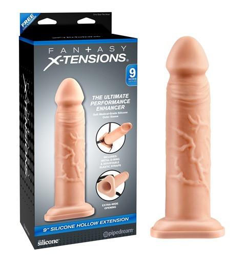 Fantasy X-tensions Silicone Hollow Extension 9 Inch