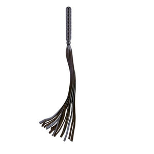 Fashionistas Black Glass Whip Bondage - Floggers/Whips/Crops Pipedream Products 