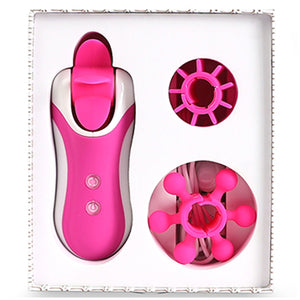 Feelztoys Clitella Oral Clitoral Stimulator Pink Vibrators - Clitoral & Labia Feelztoys 