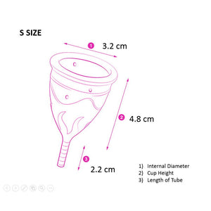 Femintimate Eve Platinum Silicone Menstrual Cup For Her - Menstrual Cups Femintimate S 