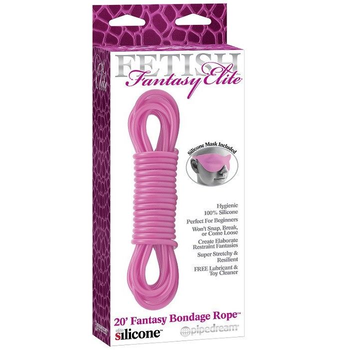 Fetish Fantasy Elite 20 Inch Fantasy Bondage Rope Pink