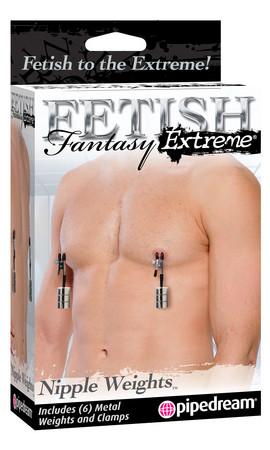 Fetish Fantasy Extreme Nipple Weights (Popular Nipple Weights) Nipple Toys - Nipple Clamps Pipedream Products 