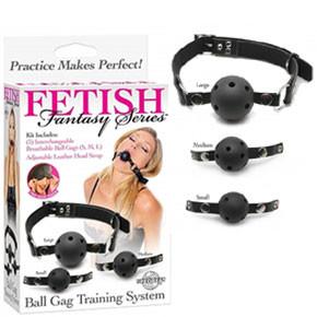 Fetish Fantasy Series Ball Gag Training System Bondage - Ball & Bit Gags Pipedream Products 