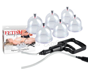 Fetish Fantasy Series Beginner's 6pc. Cupping Set For Us Pipedream Products 