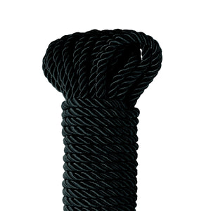 Fetish Fantasy Series Deluxe Silky Rope 32 Feet 9.75m Black ( Newly Replenished on May 19) Bondage - Ropes & Tapes Pipedream Products 