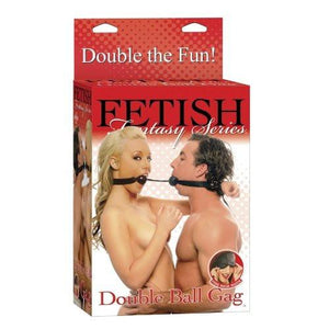 Fetish Fantasy Series Double Ball Gag Bondage - Ball & Bit Gags Pipedream Products 