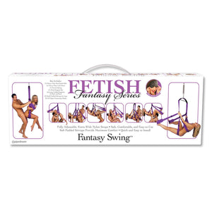 Fetish Fantasy Series Fantasy Swing Black or Purple Bondage - Sex Slings & Swings Pipedream Products 