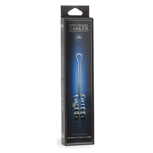 Fifty Shades Darker Just Sensation Beaded Clitoral Clamp For Her - Clit Clamps Fifty Shades Of Grey 