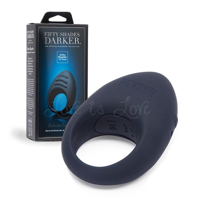 Fifty Shades Darker Release Together USB Rechargeable Cock Ring