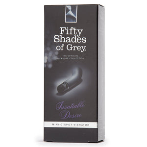 Fifty Shades Of Grey Insatiable Desire Mini Silicone G-Spot Vibrator Bondage - Fifty Shades Of Grey Fifty Shades Of Grey 