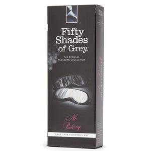 Fifty Shades Of Grey No Peeking Soft Twin Blindfold Set Bondage - Fifty Shades Of Grey Fifty Shades Of Grey 