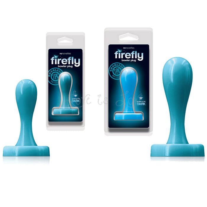 NS Novelties Firefly Bowler Small or Medium Plug Blue