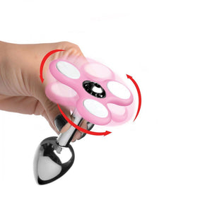 Frisky Light Up Fidget Spinner Anal Plug Anal - Anal Metal Toys Frisky 