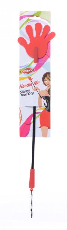 Frisky Products Paw Me Handle Me Silicone Paddle Bondage - Floggers/Whips/Crops Frisky Handle Me Hand Crop 