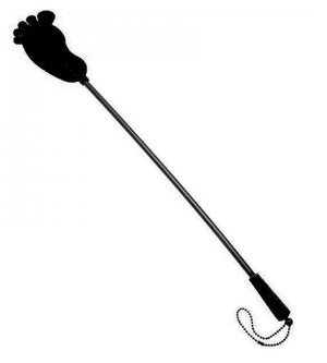 Frisky Products Paw Me Handle Me Silicone Paddle Bondage - Floggers/Whips/Crops Frisky Paw Me Foot Crop - Black 