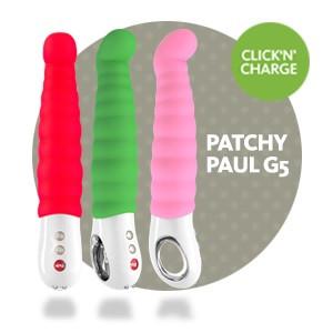 Fun Factory G5 Patchy Paul G-Spot Vibrator Candy Rose or Fresh Green