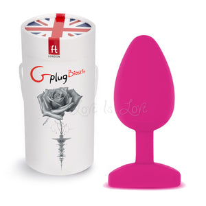 Fun Toys Gplug Bioskin Vibrating Anal Plug Diameter 3.9 cm 1.54 Inch Anal - Premium Luxury Anal Toys Fun Toys 