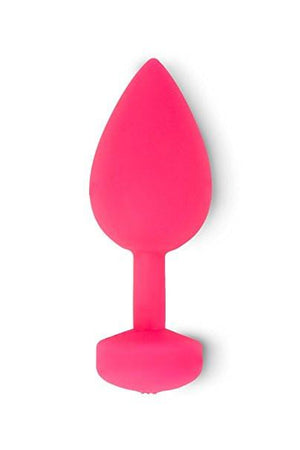 Fun Toys Gplug USB Rechargeable Neon Rose - Small or Large Anal - Anal Vibrators Fun Toys Large 