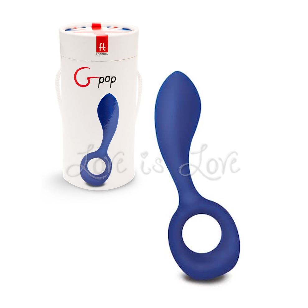 Fun Toys Gpop Male P-Spot and Female G-Spot Vibrator Royal Blue Love is Love Fun Toys Gpop Male P-Spot and Female G-Spot Vibrator Royal Blue Love is Love