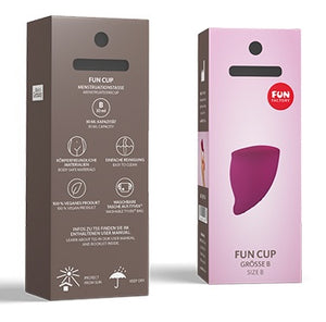 Fun Factory Menstrual Cup Explore Kit (Pink & Ultramarine) or Size A (Turquoise) or Size B (Grape)