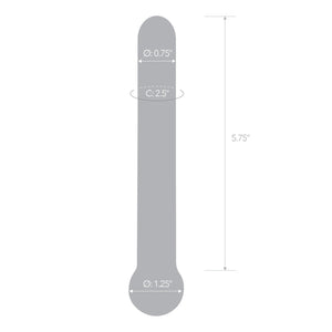 Glas 7" Straight Glass Dildo buy at LoveisLove U4Ria Singapore