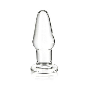 Glas 3.5 Inch Glass Butt Plug Dildos - Glass/Ceramic/Metal Glastoy 