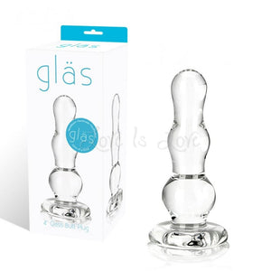 Glas 4 Inch Glass Butt Plug Anal - Anal Glass Toys Electric Eel Inc 