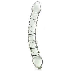 Glas Double Trouble Glass Dildo Dildos - Glass/Ceramic/Metal Glastoy 