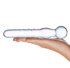 Glas Joystick Clear Glass Dildo buy at LoveisLove U4Ria Singapore