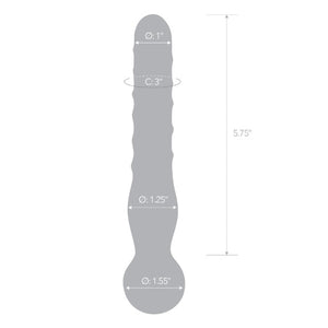 Glas Joystick Clear Glass Dildo buy at LoveisLove U4Ria Singapore