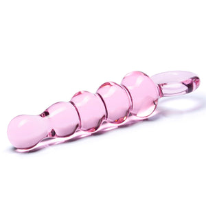 Glas Quintessence 7.5" Beaded Anal Slider buy at LoveisLove U4Ria Singapore