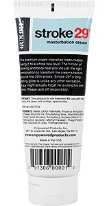 Gun Oil Stroke 29 Masturbation Cream 100 ml or 200 ml (Brand New Expiry Year) Lubes & Toy Cleaners - Masturbation Cream Gun Oil 