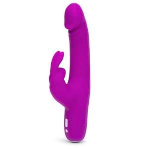 Happy Rabbit Slimline Realistic Rechargeable Rabbit Vibrator Purple Vibrators - Rabbit Vibrators Lovehoney 