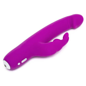 Happy Rabbit Slimline Realistic Rechargeable Rabbit Vibrator Purple Vibrators - Rabbit Vibrators Lovehoney 