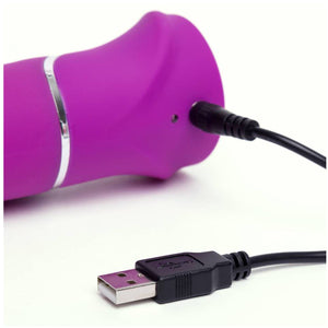 Happy Rabbit Vibrator Rechargeable Beaded G-Spot Purple Vibrators - Rabbit Vibrators Lovehoney 