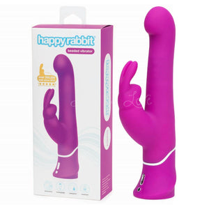 Happy Rabbit Vibrator Rechargeable Beaded G-Spot Purple Vibrators - Rabbit Vibrators Lovehoney 