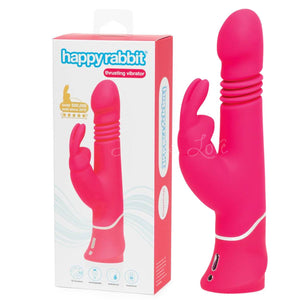 Happy Rabbit Vibrator Rechargeable Thrusting Realistic Pink Vibrators - Rabbit Vibrators Lovehoney 