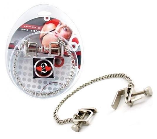 Heart 2 Heart H2H Nipple Press Clamps in Black or Chrome