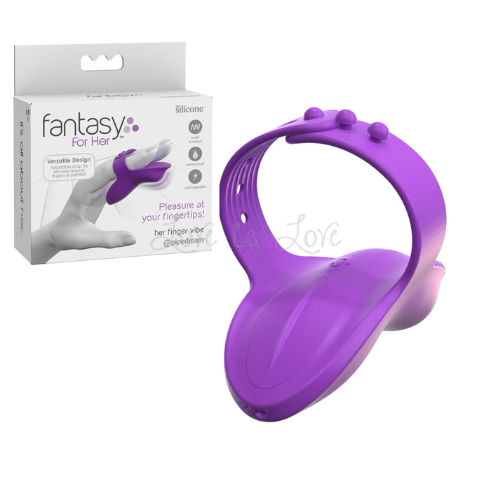 Fantasy for Her Silicone Rechargeable Her Finger Vibe